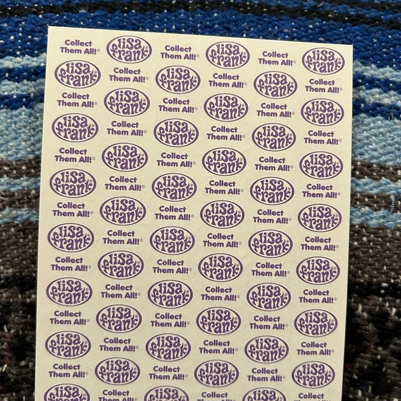 Lisa Frank Sticker Sheet - Picture 2 of 2